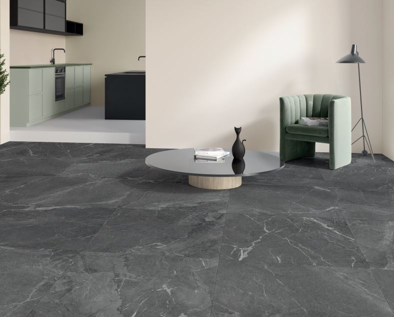 Mix Charcoal Matte Porcelain Tile photo 2