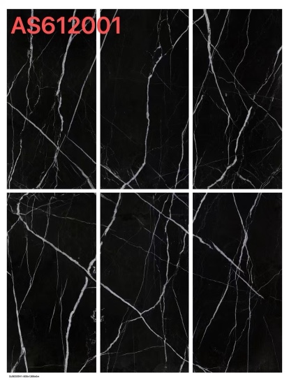 Asil Black Polished Porcelain Tile