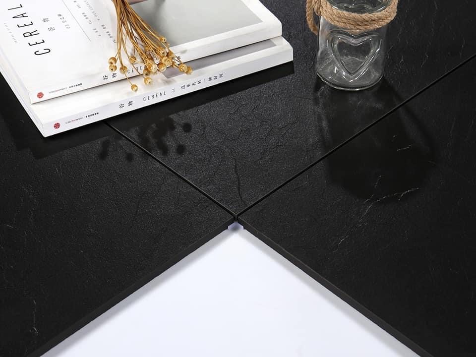 Super Black Sparkle Matte Full-Body Porcelain Tile photo 2