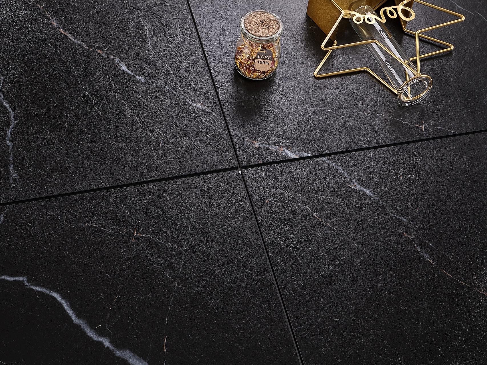 Super Black Sparkle Matte Full-Body Porcelain Tile photo 3