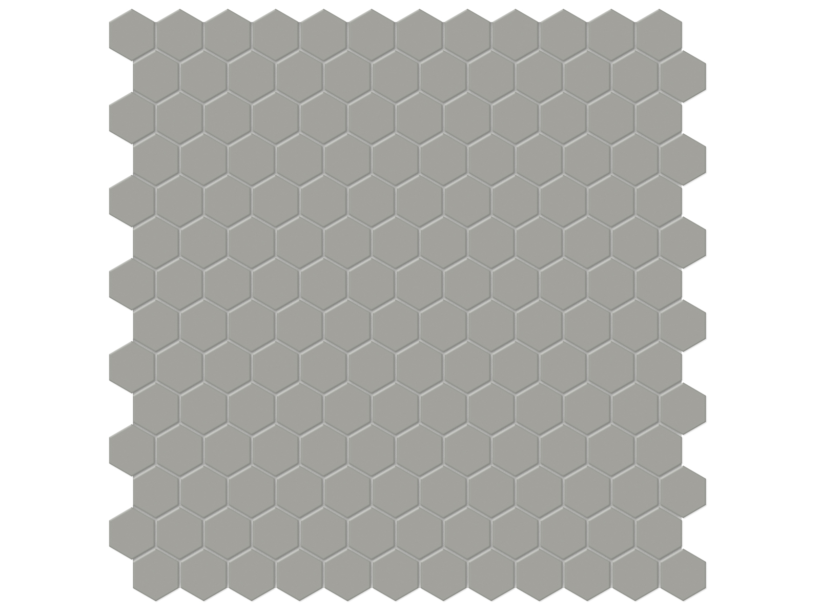 Soho Cement Chic Hexagon 1" Matte Mosaic