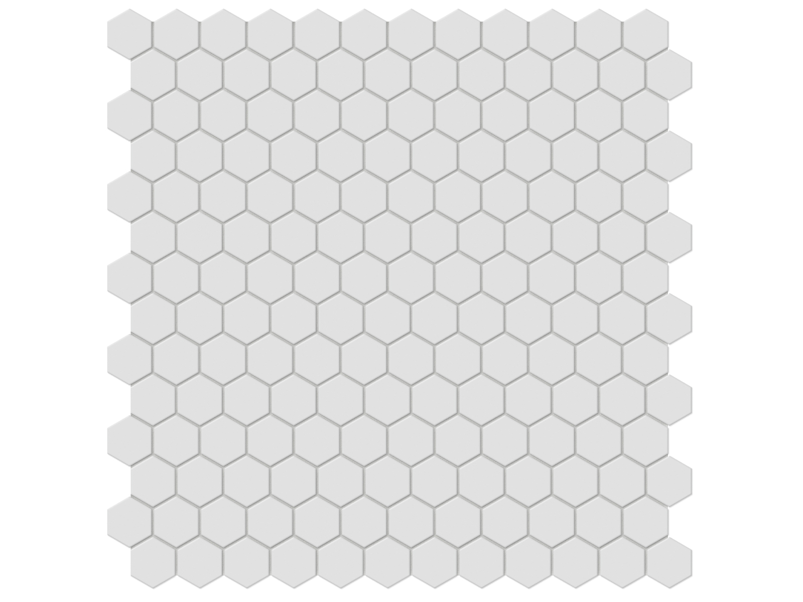 Soho Gallery Grey Hexagon 1" Matte Mosaic