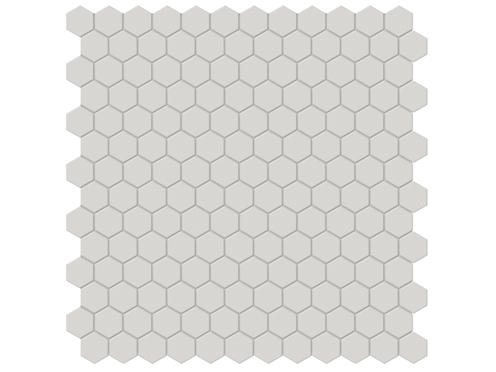 Soho Halo Grey Hexagon 1" Matte Mosaic