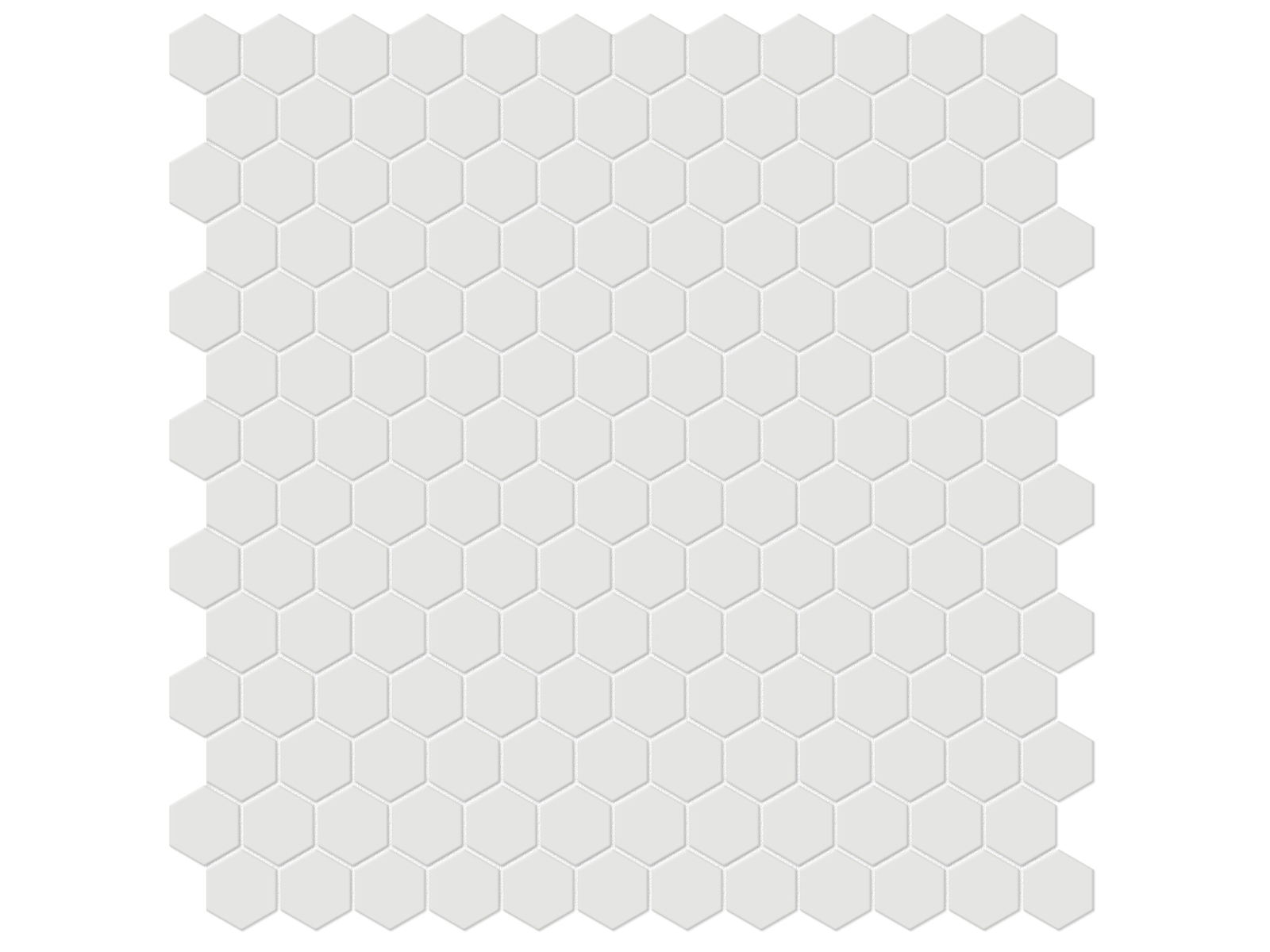 Soho Vintage Grey Hexagon 1" Matte Mosaic