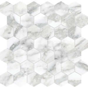 La Marca Arabescato 2" Polished & Matte Mosaic