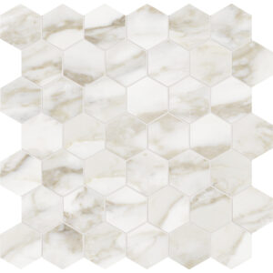 La Marca Calacatta Paonazzo 2" Polished & Matte Mosaic