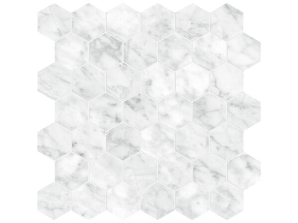 La Marca Carrara Gioia 2" Polished & Matte Mosaic
