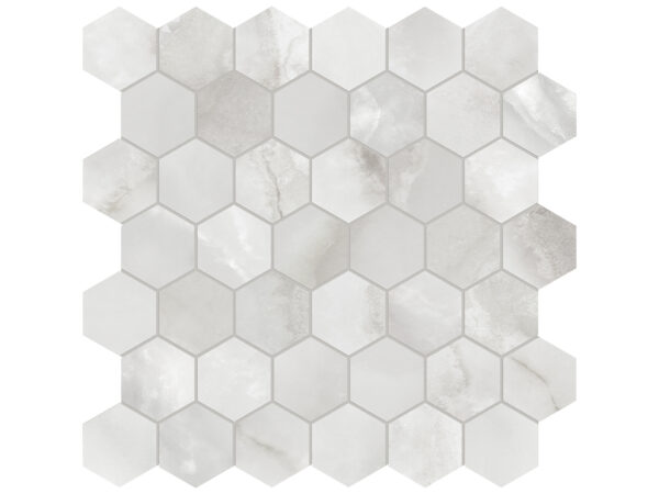 La Marca Onyx Nuvolato 2" Polished & Matte Mosaic
