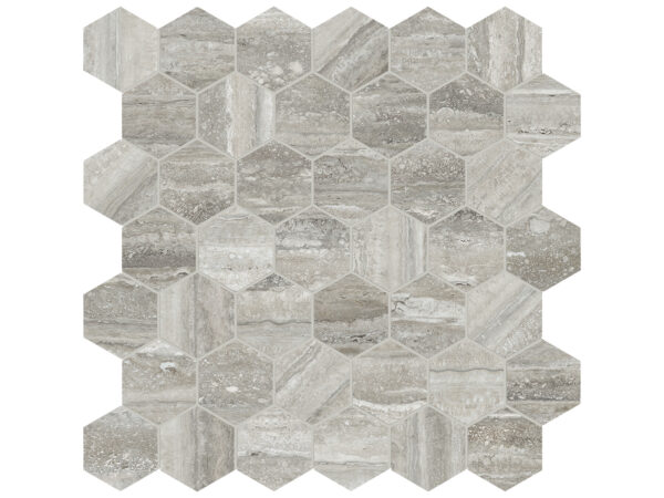 La Marca Travertino Instrata 2" Polished & Matte Mosaic