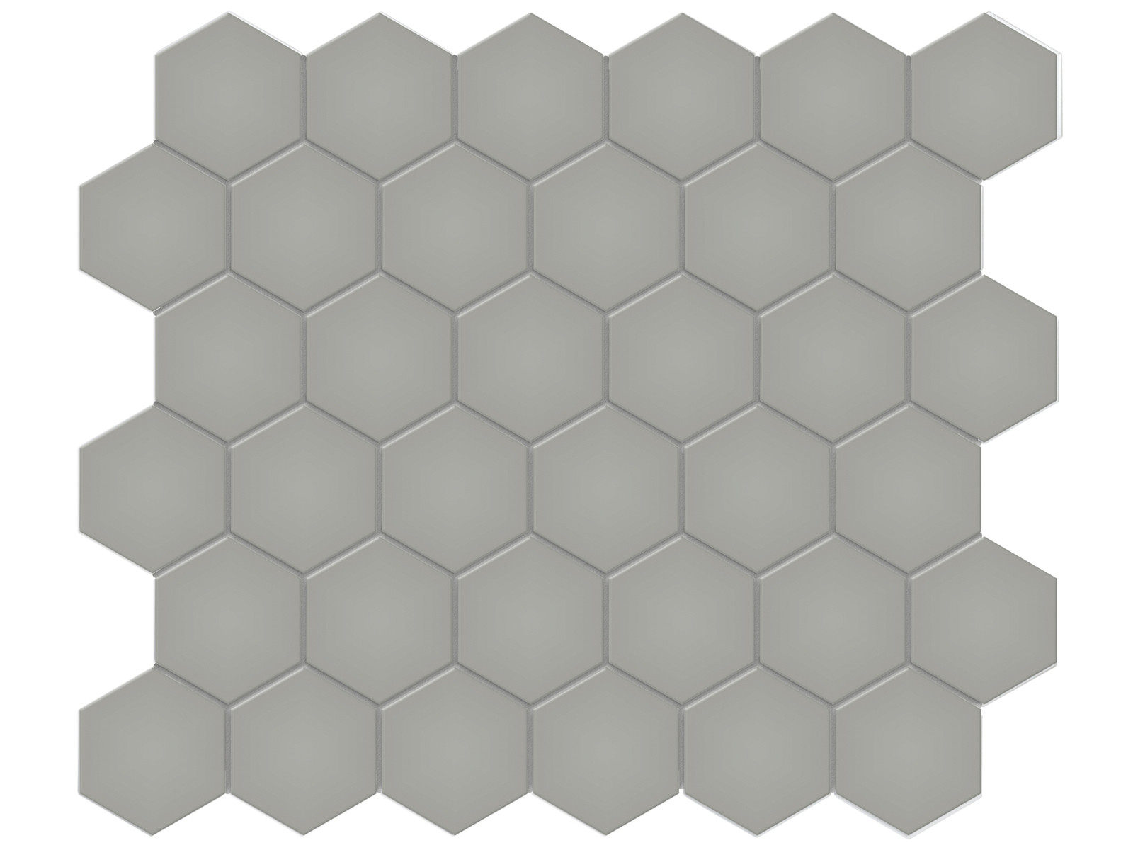 Soho Cement Chic Hexagon 2" Matte Mosaic