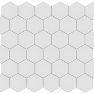 Soho Gallery Grey Hexagon 2" Matte Mosaic