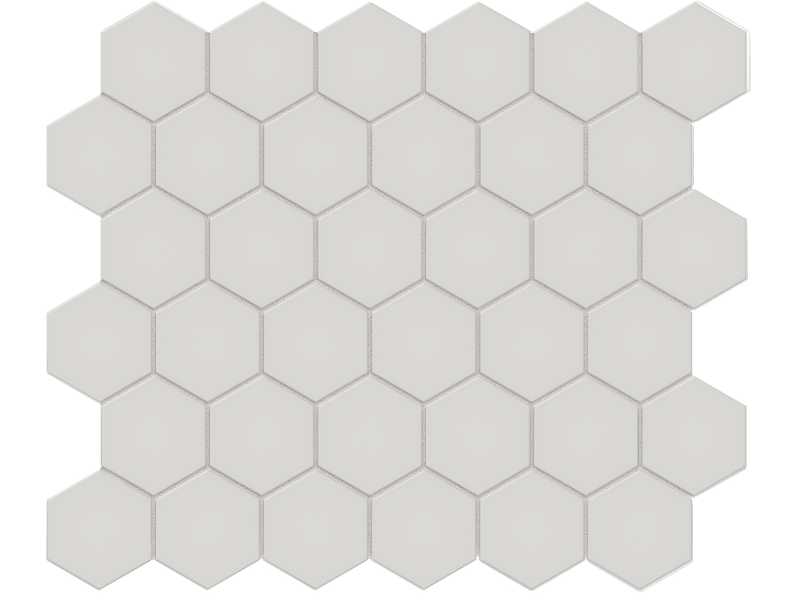 Soho Halo Grey Hexagon 2" Matte Mosaic