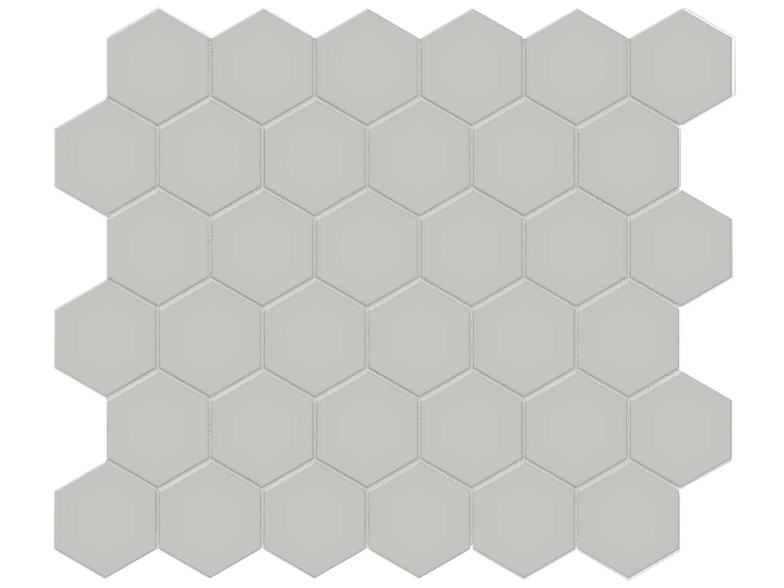 Soho Loft Grey Hexagon 2" Matte Mosaic