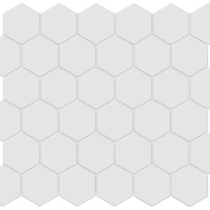 Soho Vintage Grey Hexagon 2" Matte Mosaic