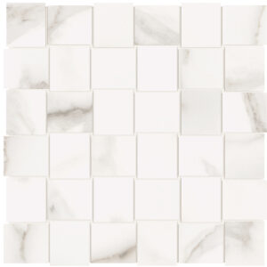 Mayfair Calacatta Oro Basketweave Mosaic 2"x2" Matte