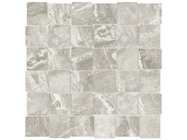 Mayfair Stella Argento Basketweave Mosaic 2"x2" Matte