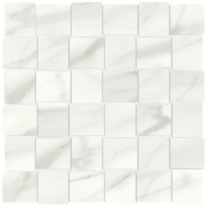 Mayfair Volakas Grigio Basketweave Mosaic 2"x2" Matte