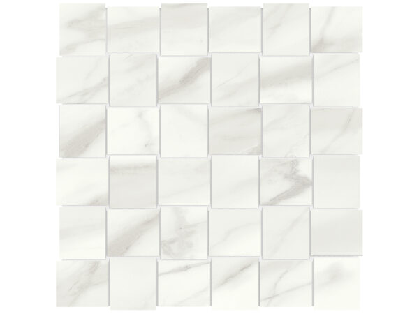 Mayfair Volakas Grigio Basketweave Mosaic 2"x2" Matte