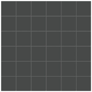 Soho Retro Black 2x2 Matte Mosaic