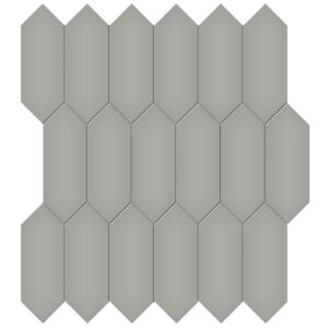 Soho Cement Chic Picket 2x5 Glossy & Matte Mosaic