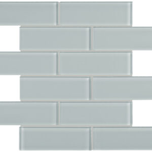 Element Cloud Brick 2"x6" Glass Mosaic