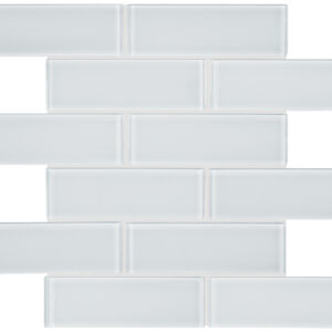 Element Ice Brick 2"x6" Glass Mosaic