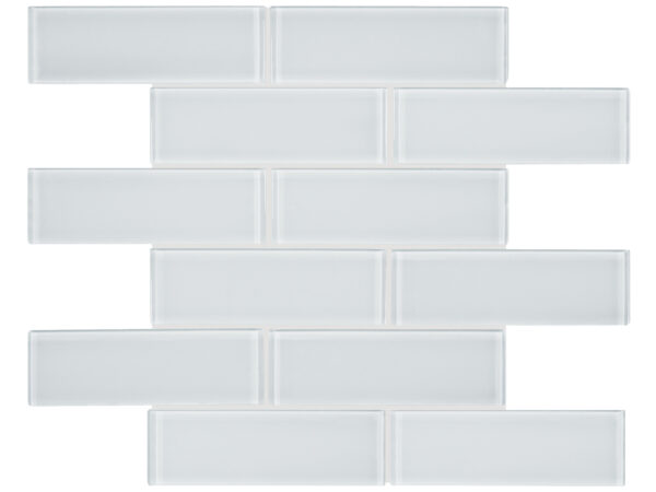 Element Ice Brick 2"x6" Glass Mosaic