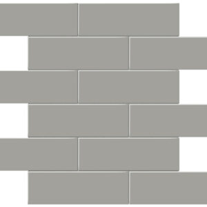 Soho Cement Chic Brick 2x6 Glossy & Matte Mosaic