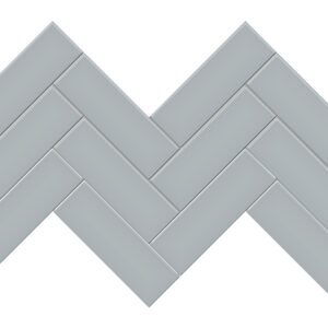 Soho Cloud Blue Herringbone 2x6 Glossy & Matte Mosaic