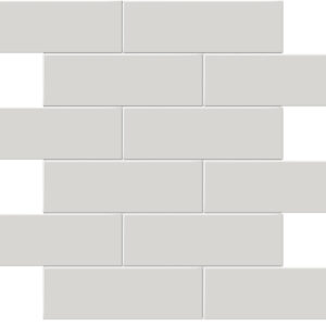 Soho Halo Grey Brick 2x6 Glossy & Matte Mosaic
