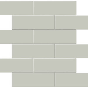 Soho Soft Sage Brick 2x6 Glossy & Matte Mosaic