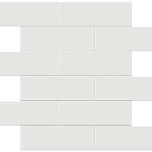 Soho Vintage Grey Brick 2x6 Glossy & Matte Mosaic