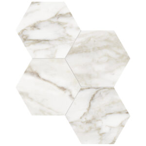 La Marca Calacatta Paonazzo 6" Polished & Matte Mosaic