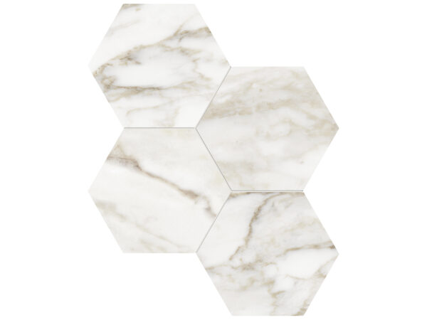 La Marca Calacatta Paonazzo 6" Polished & Matte Mosaic