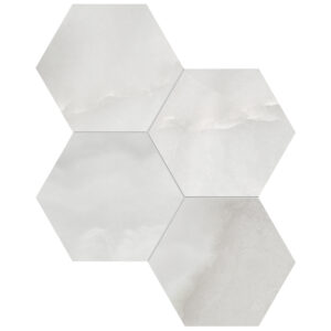 La Marca Onyx Nuvolato 6" Polished & Matte Mosaic