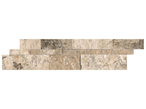 Picasso Split Face 6"x24" Travertine Natural Ledge Stone - Image 2