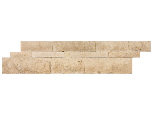 Siena Avorio Split Face 6"x24" Travertine Natural Ledge Stone - Image 2