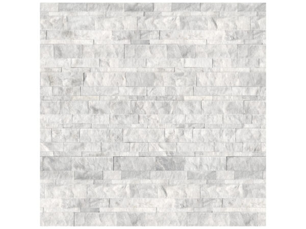 Bianco Venatino Split Face 6"x24" Marble Natural Ledge Stone