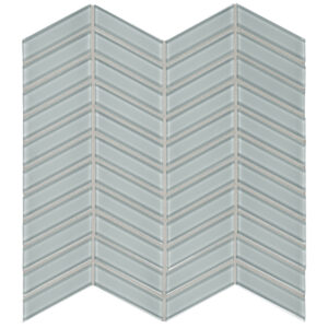 Element Cloud Chevron Glass Mosaic
