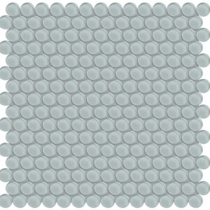 Element Cloud Penny Round Glass Mosaic