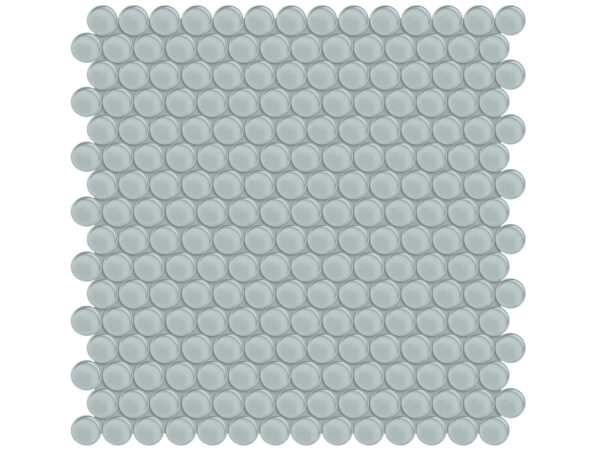 Element Cloud Penny Round Glass Mosaic