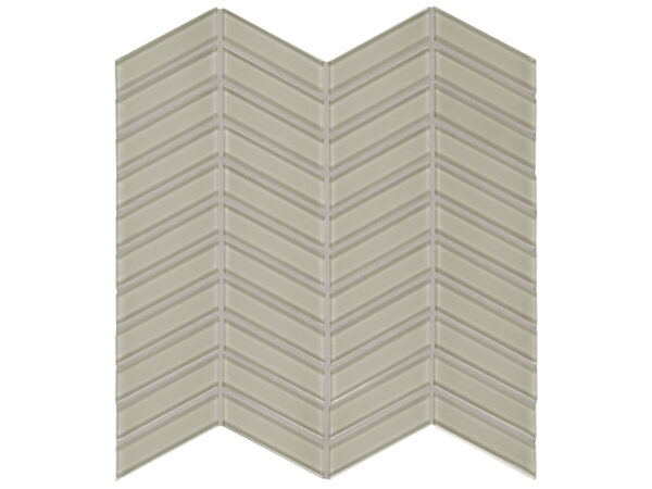 Element Earth Chevron Glass Mosaic
