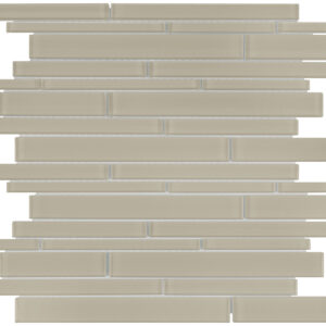 Element Earth Random Strip Glass Mosaic