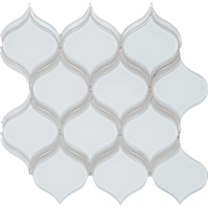 Element Ice Arabesque Glass Mosaic