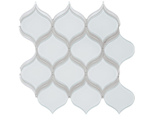 Element Ice Arabesque Glass Mosaic