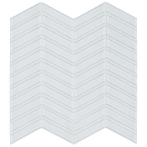 Element Ice Chevron Glass Mosaic