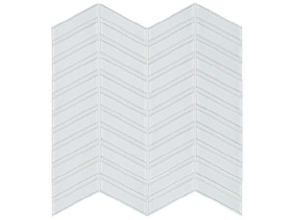 Element Ice Chevron Glass Mosaic