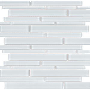 Element Ice Random Strip Glass Mosaic