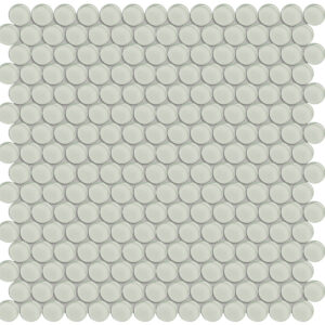 Element Sand Penny Round Glass Mosaic