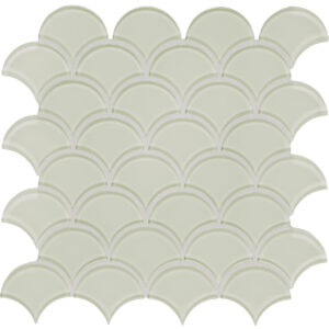 Element Sand Scallop Glass Mosaic